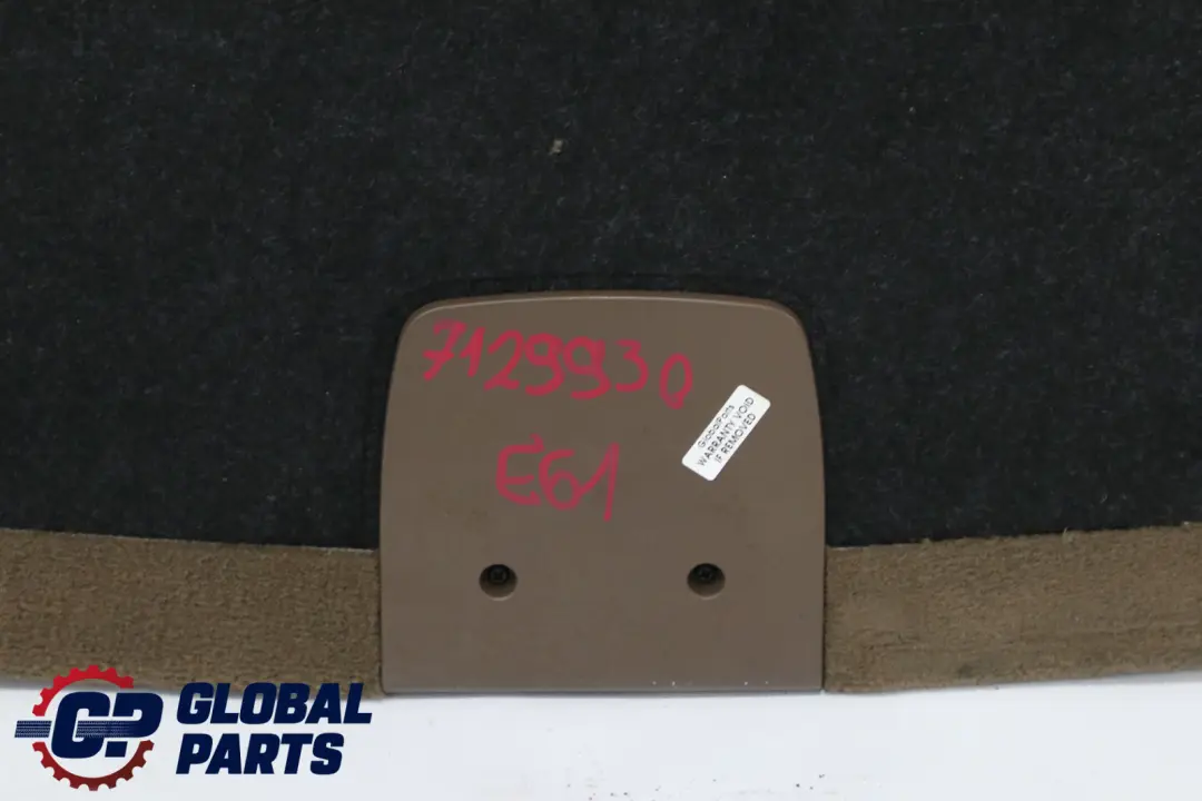 BMW 5 Series E61 Touring Floor Boot Carpet Luggage Compartment Truffle Brown - SKU 7129930 - Part number 7129930