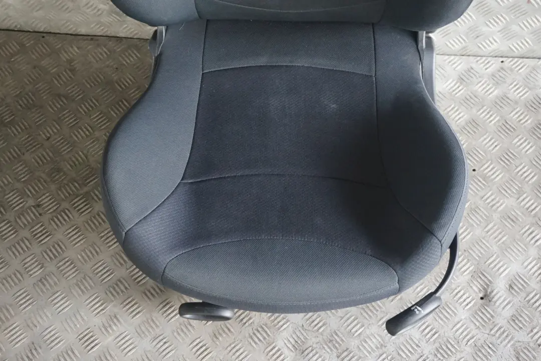 Front Left N/S Cloth Fabric Seat Panther Black to Mini Cooper R52 Cabrio Sport with Part number 7130071 Mini Cooper R52 Cabrio Sport Front Left N/S Cloth Fabric Seat Panther Black - SKU 7130071 - Part number 7130071