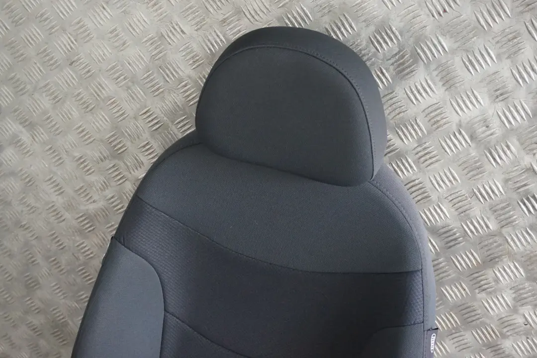 Front Left N/S Cloth Fabric Seat Panther Black to Mini Cooper R52 Cabrio Sport with Part number 7130071 Mini Cooper R52 Cabrio Sport Front Left N/S Cloth Fabric Seat Panther Black - SKU 7130071 - Part number 7130071