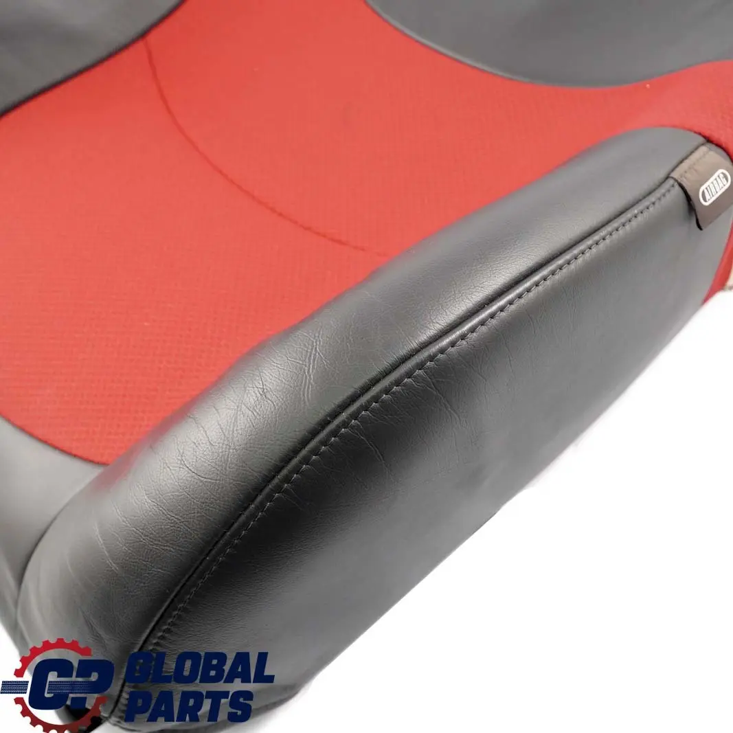 Sedile sportivo anteriore sinistro Rivestimento Panno Pelle Rosso per Mini R50 con numero di parte 7130085 Mini R50 Sedile sportivo anteriore sinistro Rivestimento Panno Pelle Rosso - SKU 7130085-1 - Numero di parte 7130085