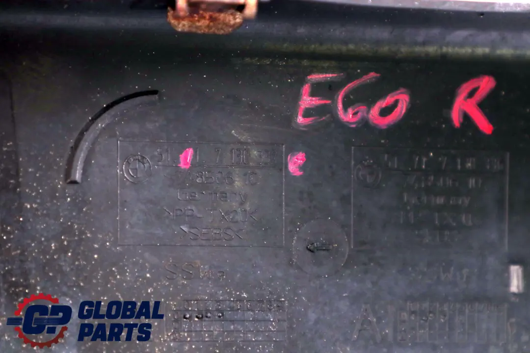 BMW 5 er E60 E61 Abdeckung Lenkgetriebe Unten Rechts - SKU 7130332 - Teilenummer 7130332