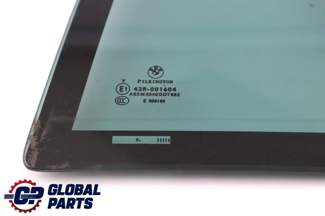 BMW E91 Ventana Puerta Fija Cristal Oscuro Trasero Izquierdo - SKU 7130363 - Número de pieza 7130363