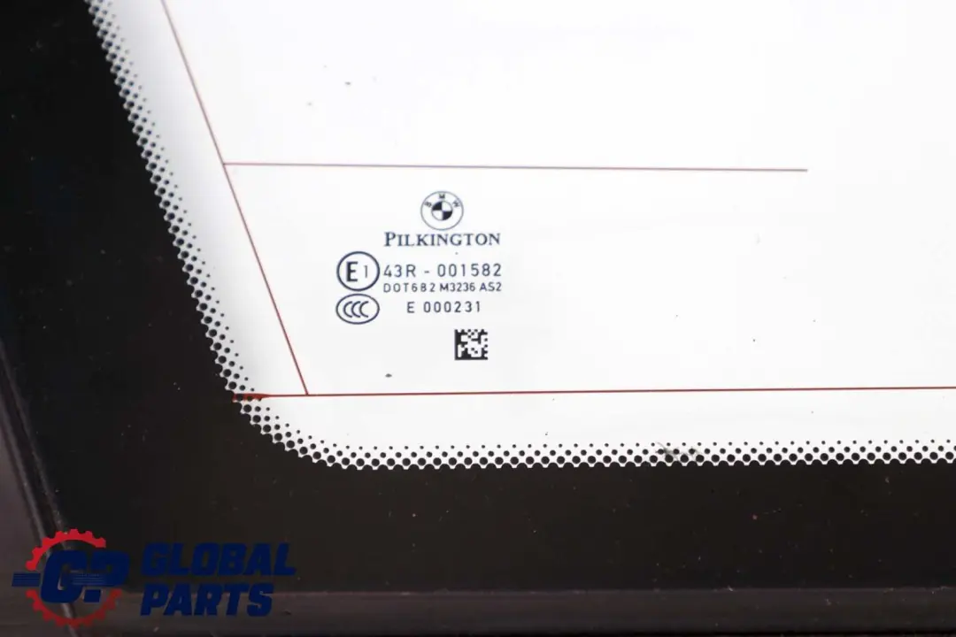 BMW 3 er E91 E91N LCI Grüne Seitenscheibe mit Dichtung Linke Rückseite - SKU 7130365-2 - Teilenummer 7130365