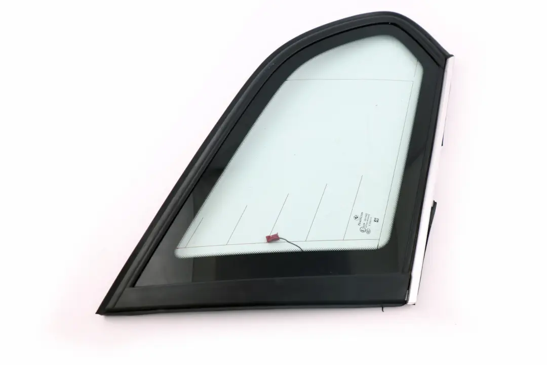 Green Side Window With Gasket Rear Left Glass N/S Chrome to BMW 3 Series E91 with Part number 7130367 BMW 3 Series E91 Green Side Window With Gasket Rear Left Glass N/S Chrome - SKU 7130367-1 - Part number 7130367