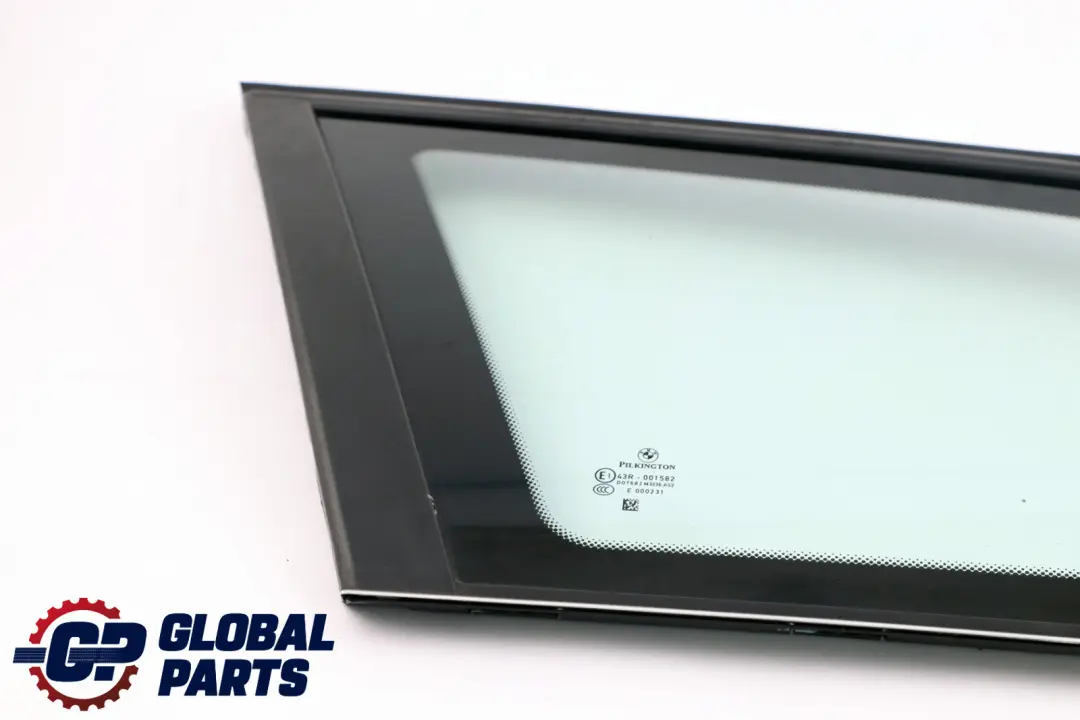 BMW E91 LCI Green Side Window With Gasket Left Rear Glass N/S Chrome - SKU 7130367 - Part number 7130367