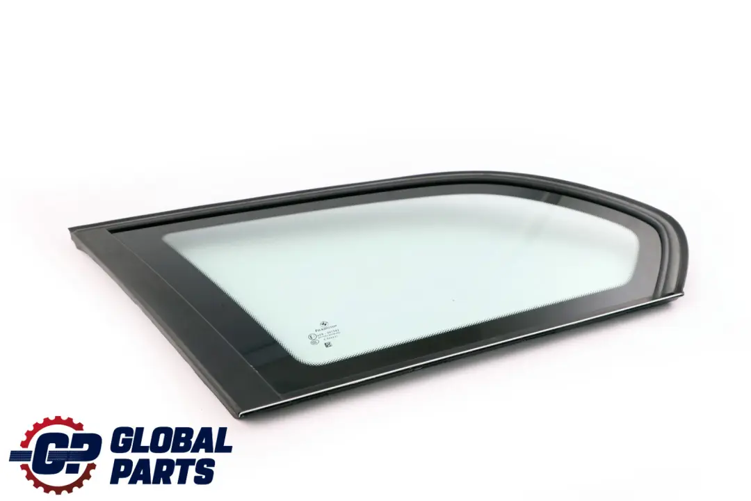 BMW 3 E91 LCI Fenetre Laterale Vert avec Joint a Gauche Chrome - SKU 7130367 - Numéro de pièce 7130367