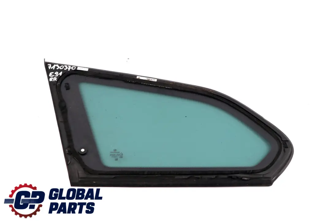 Right Side Tinted Window Glass O/S to BMW 3 Series E91 Touring Rear with Part number 51357130370 BMW 3 Series E91 Touring Rear Right Side Tinted Window Glass O/S - SKU 7130370 - Part number 51357130370