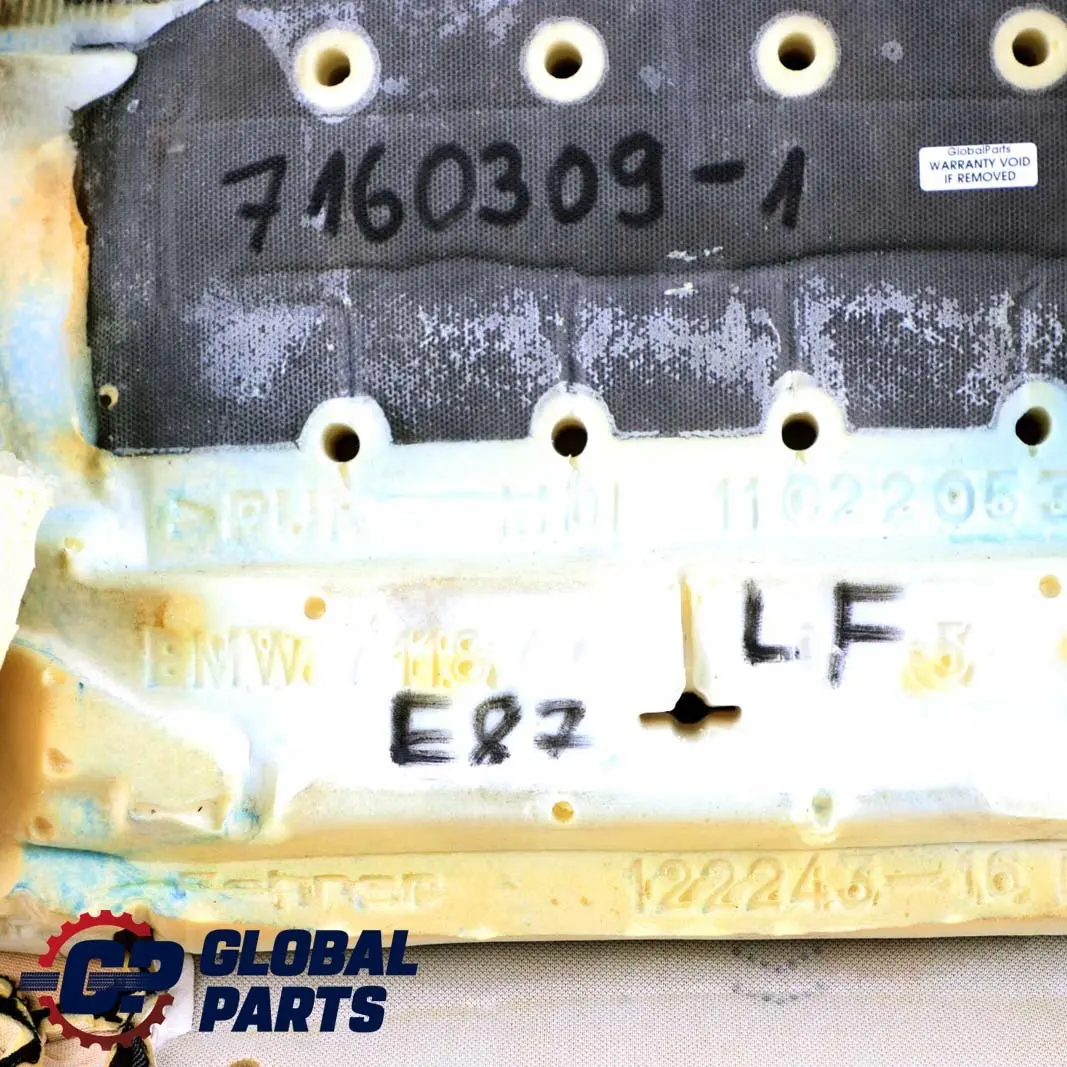 BMW E87 Delantero Izquierdo Tela Moire Cubierta Interior Respaldo - SKU 7130763-1 - Número de pieza 7130763