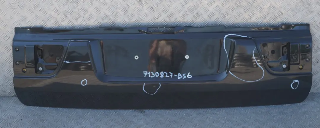 BMW X5 Series E53 6 Trunk Lid Bottom Lower Boot Tailgate Black Sapphire Metalli - SKU 7130827-BS6 - Part number 7130827