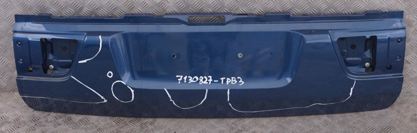 *BMW X5 er E53 Heckklappe Unten Topasblau Blau 364