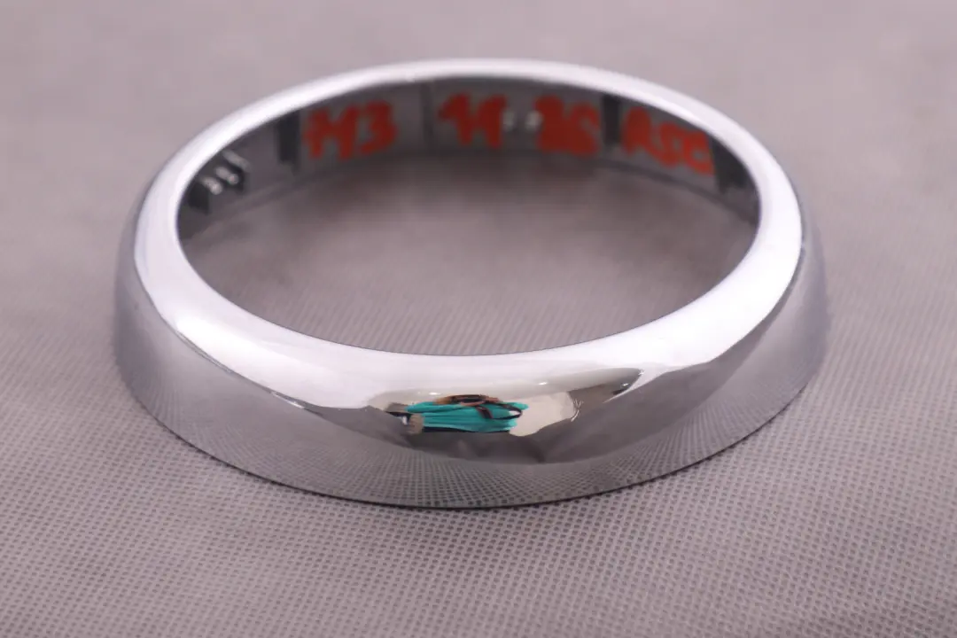 Center Console Chrome Boot Trim Ring to Mini Cooper R50 R52 R53 with Part number 7131186 Mini Cooper R50 R52 R53 Center Console Chrome Boot Trim Ring - SKU 7131186 - Part number 7131186