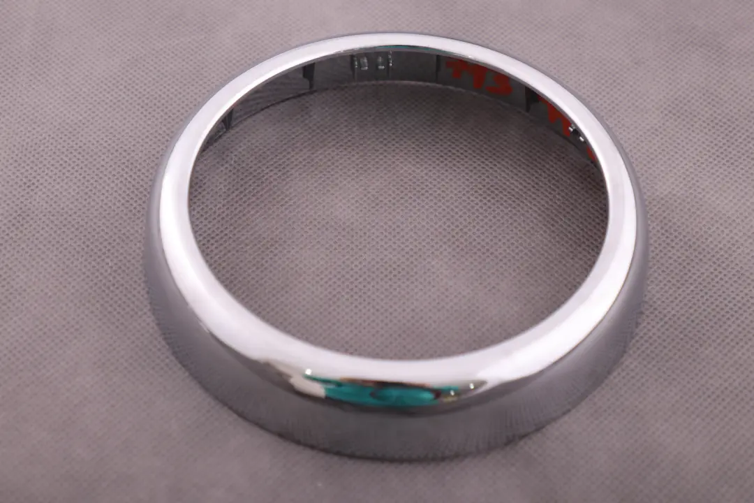 Center Console Chrome Boot Trim Ring to Mini Cooper R50 R52 R53 with Part number 7131186 Mini Cooper R50 R52 R53 Center Console Chrome Boot Trim Ring - SKU 7131186 - Part number 7131186