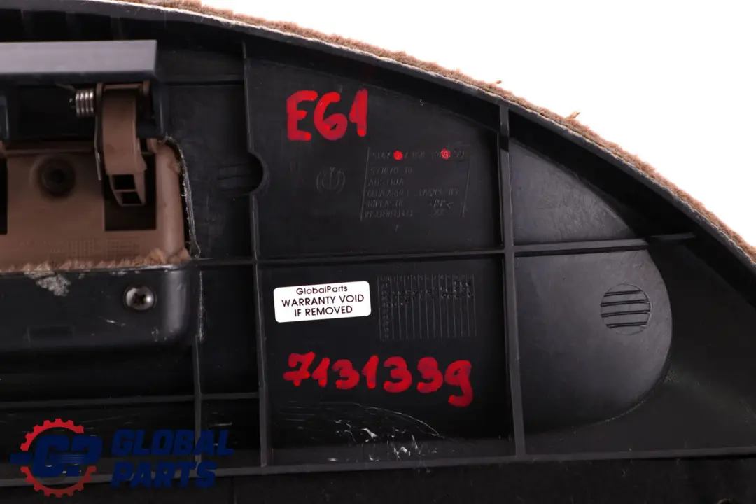 Klappe Gepäckraum Links Schwarz TRÜFFELBRAUN Brown 7050367 für BMW 5 er E61 E61N mit Teilenummer 7131339 BMW 5 er E61 E61N Klappe Gepäckraum Links Schwarz TRÜFFELBRAUN Brown 7050367 - SKU 7131339 - Teilenummer 7131339