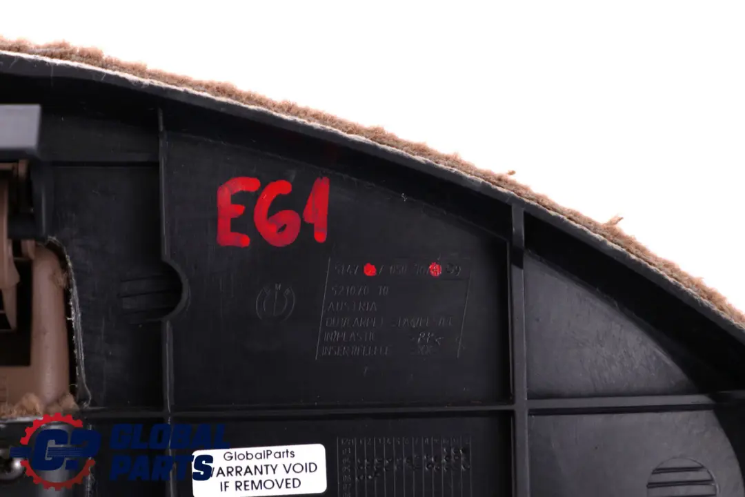 Klappe Gepäckraum Links Schwarz TRÜFFELBRAUN Brown 7050367 für BMW 5 er E61 E61N mit Teilenummer 7131339 BMW 5 er E61 E61N Klappe Gepäckraum Links Schwarz TRÜFFELBRAUN Brown 7050367 - SKU 7131339 - Teilenummer 7131339