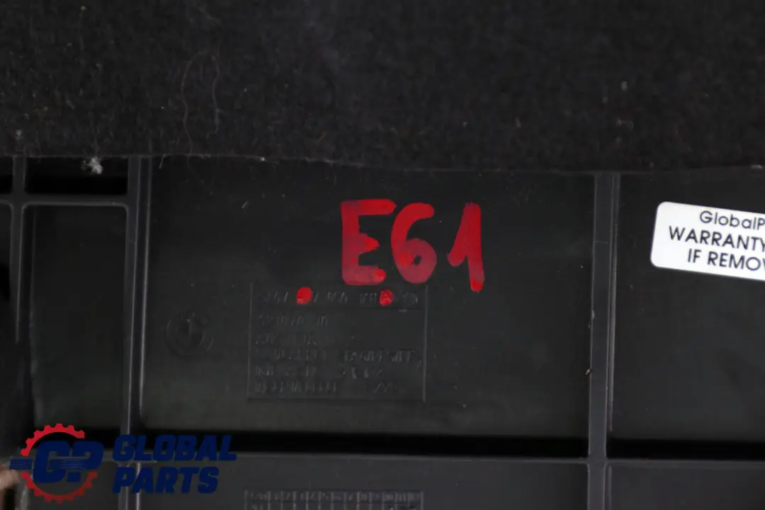 Right O/S Trunk Rear Carpet Flap Boot Brown 7050368 to BMW 5 Series E61 E61N LCI with Part number 7131340 BMW 5 Series E61 E61N LCI Right O/S Trunk Rear Carpet Flap Boot Brown 7050368 - SKU 7131340 - Part number 7131340