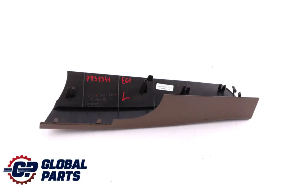 Trim Panel Railing In Trunk Boot Left Brown 7066399 to BMW 5 Series E61 LCI Cover with Part number 7131341 BMW 5 Series E61 LCI Cover Trim Panel Railing In Trunk Boot Left Brown 7066399 - SKU 7131341 - Part number 7131341