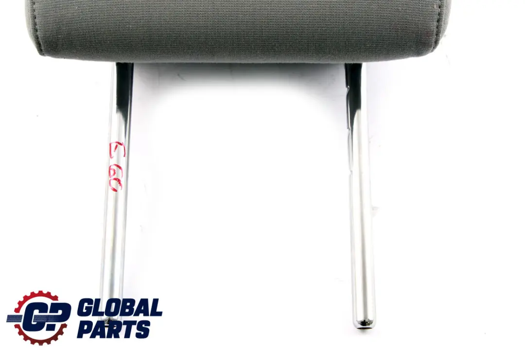 BMW 5 E60 E61 Rear Seat Left Right N/O/S Headrest Cloth Edward Grey - SKU 7131568 - Part number 7131568