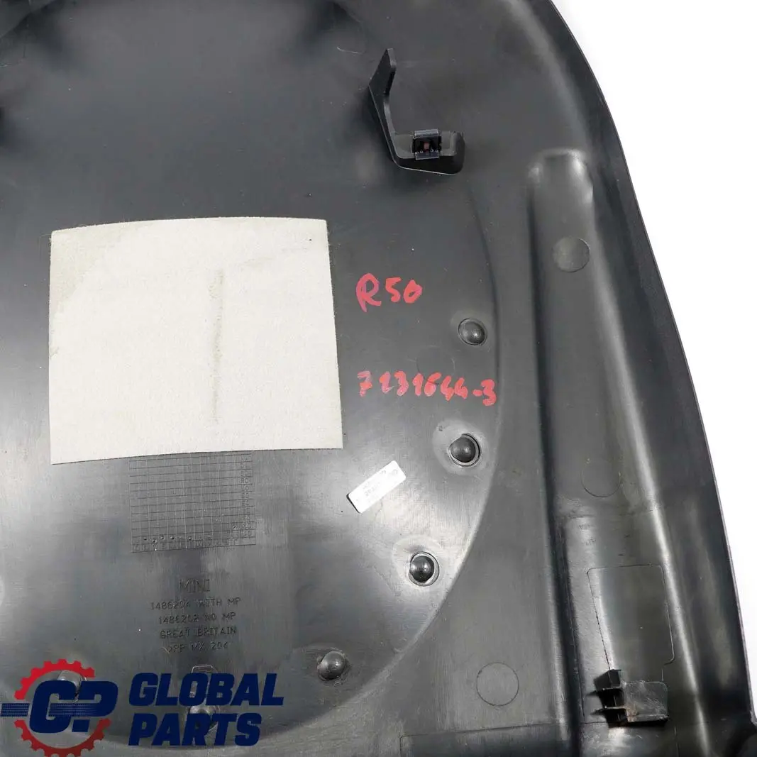 Sedile Posteriore Parete SX Destra Panther Black per Mini Cooper R50 R52 con numero di parte 7131644 Mini Cooper R50 R52 Sedile Posteriore Parete SX Destra Panther Black - SKU 7131644 - Numero di parte 7131644