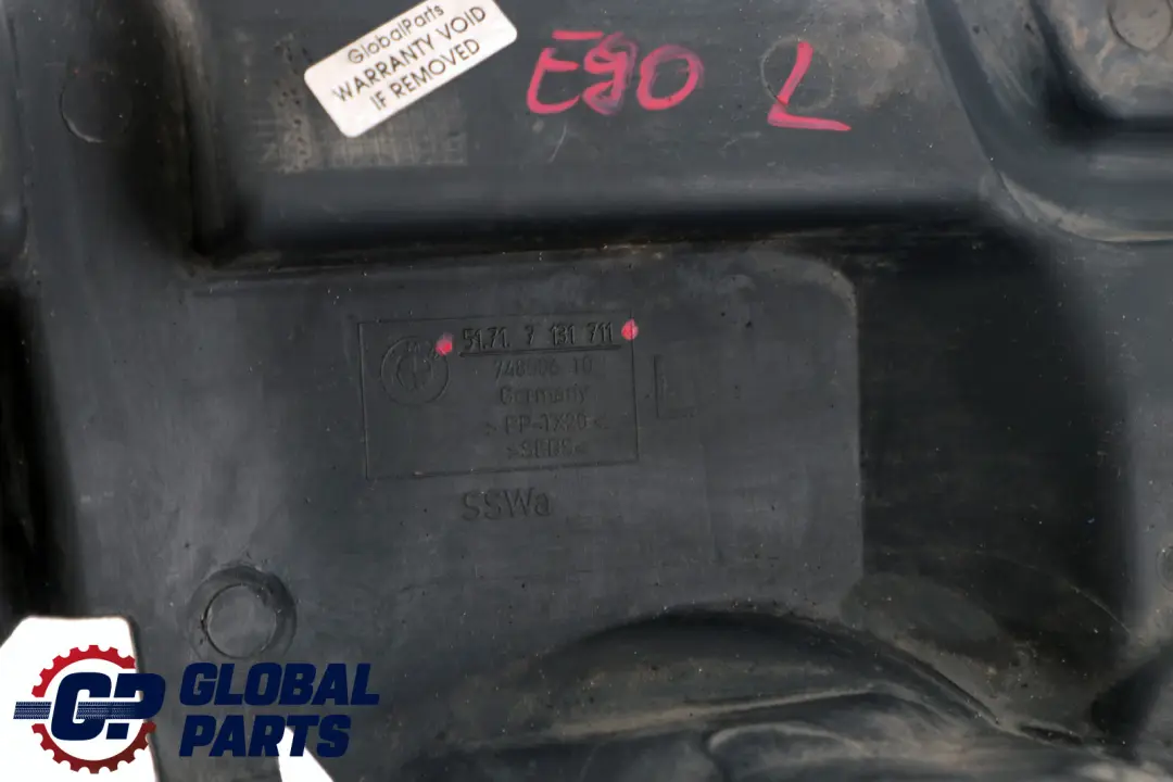 BMW 1 3 X1 E81 E84 E87 E88 E90 Dieselkapselung a L'Avant Gauche - SKU 7131711 - Numéro de pièce 7131711