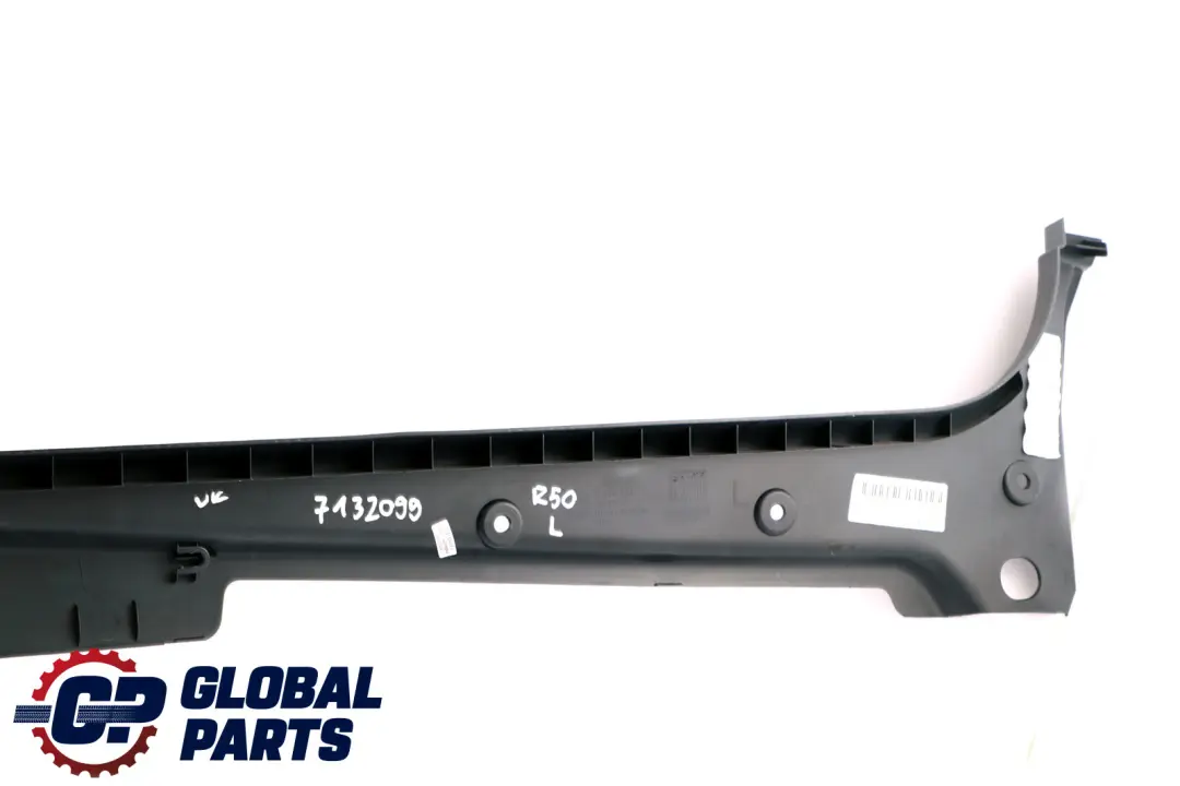 Seitenverkleidung unten vorne links Dark Blue Blau für BMW Mini R52 Cabrio mit Teilenummer 7132099 BMW Mini R52 Cabrio Seitenverkleidung unten vorne links Dark Blue Blau - SKU 7132099 - Teilenummer 7132099