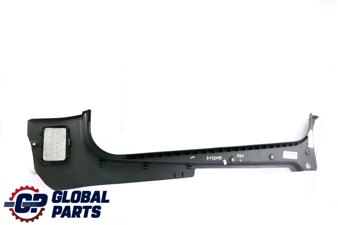 BMW Mini R52 Cabrio Front Left N/S Lateral Trim Panel Cover Bottom Dark Blue - SKU 7132099 - Part number 7132099