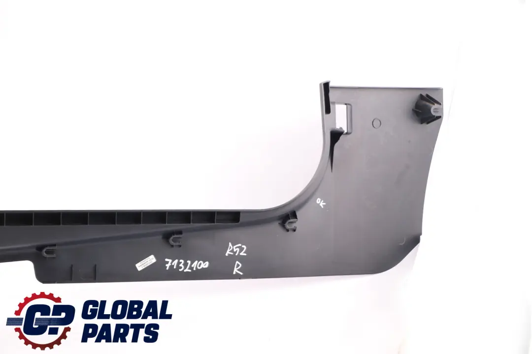 BMW Mini R52 Cabrio Seitenverkleidung unten vorne rechts Dark Blue Blau - SKU 7132100 - Teilenummer 7132100