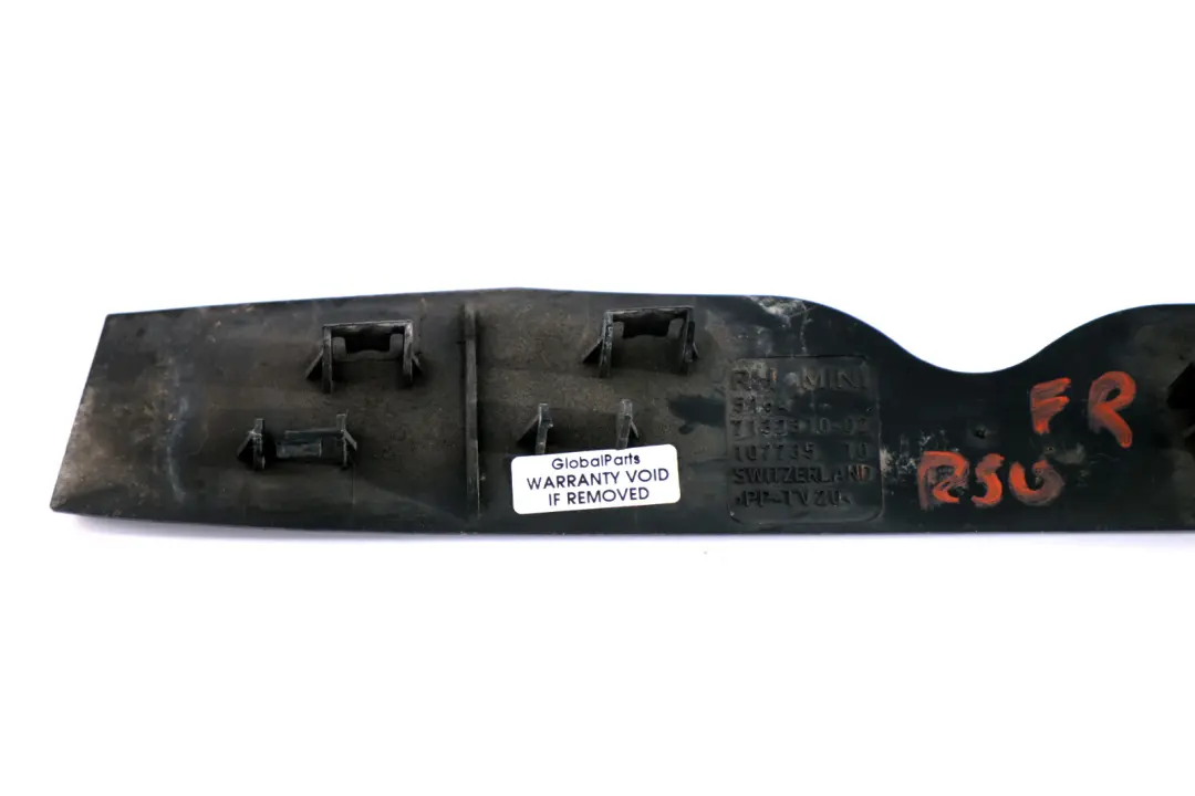 Träger Dichtung Frontklappe Vorne Rechts für Mini Cooper R50 mit Teilenummer 7132310 Mini Cooper R50 Träger Dichtung Frontklappe Vorne Rechts - SKU 7132310 - Teilenummer 7132310