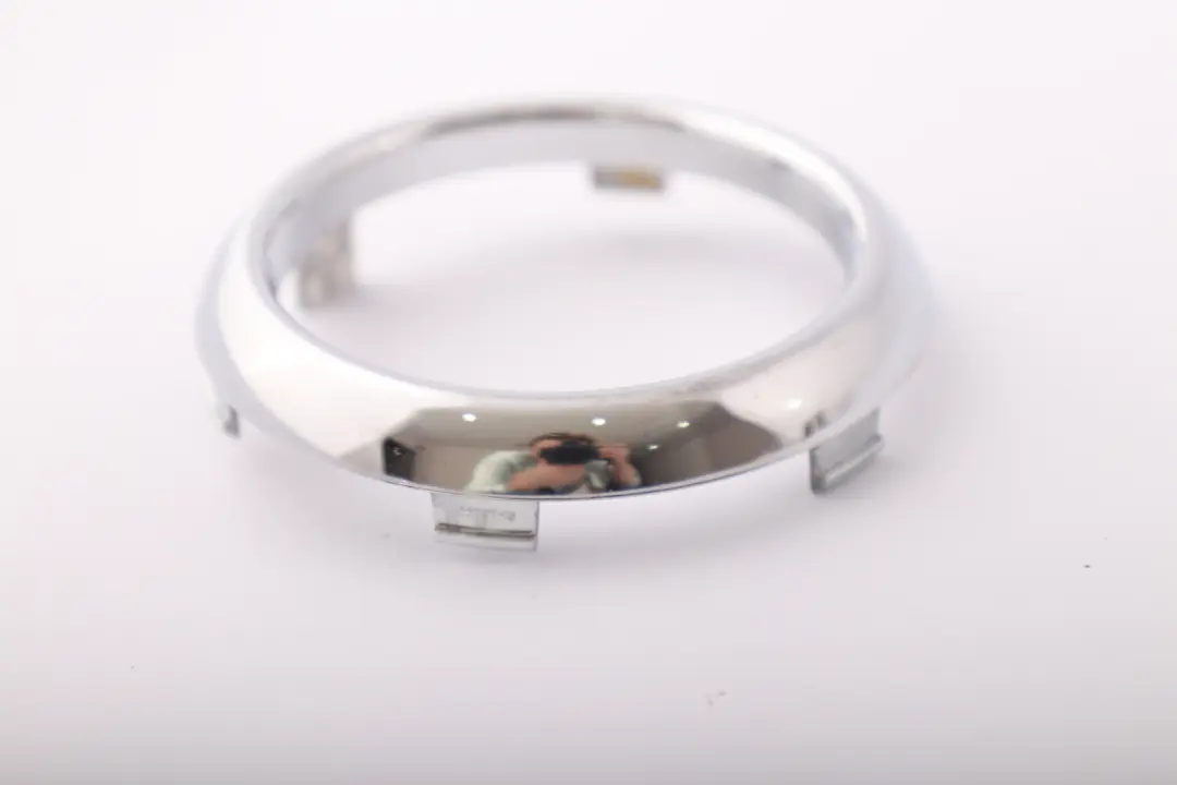 Front Panel Trim Ring Chrome to Mini Cooper One R50 R52 R53 with Part number 7132399 Mini Cooper One R50 R52 R53 Front Panel Trim Ring Chrome - SKU 7132399 - Part number 7132399