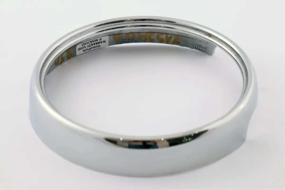 Front Panel Trim Ring Chrome to Mini Cooper One R50 R52 R53 with Part number 7132400 Mini Cooper One R50 R52 R53 Front Panel Trim Ring Chrome - SKU 7132400 - Part number 7132400