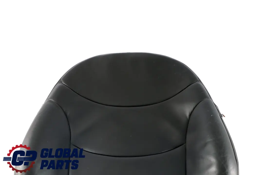 BMW Mini R50 R52 R53 Siège sport avant gauche, housse de dossier en cuir noir - SKU 7132545-1 - Numéro de pièce 7132545