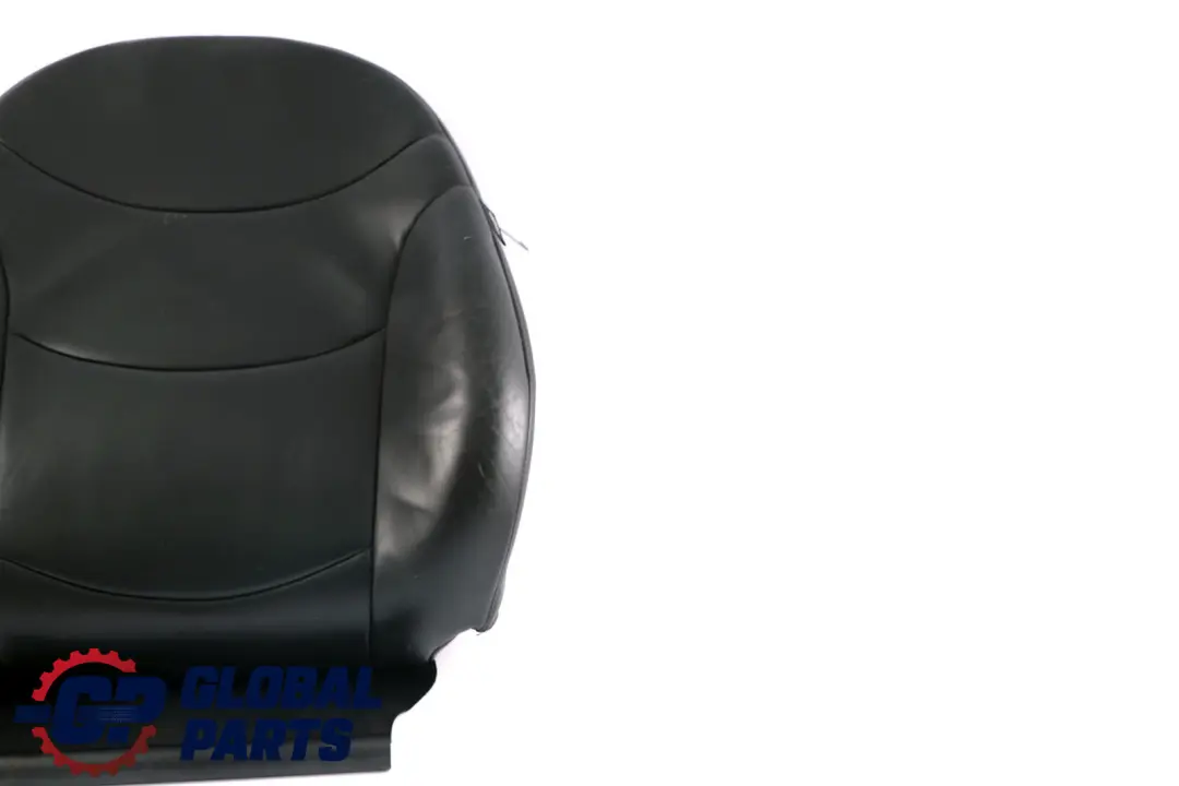BMW Mini R50 R52 R53 Siège sport avant gauche, housse de dossier en cuir noir - SKU 7132545-1 - Numéro de pièce 7132545