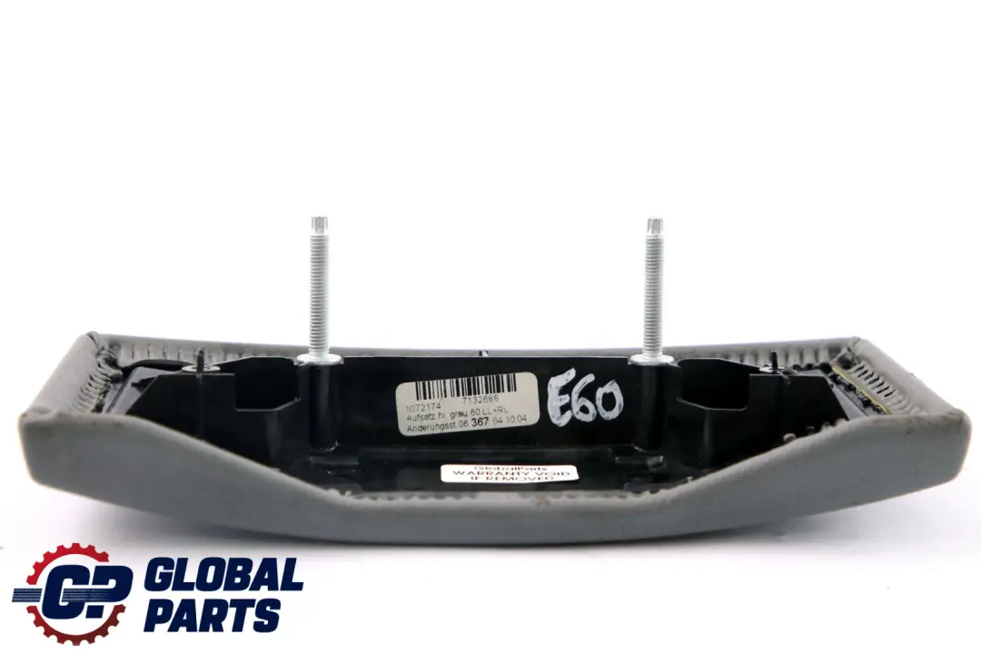Recubrimiento Trasero Cubierta Consola Central Gris para BMW E60 E61 con número de pieza 7132688 BMW E60 E61 Recubrimiento Trasero Cubierta Consola Central Gris - SKU 7132688 - Número de pieza 7132688