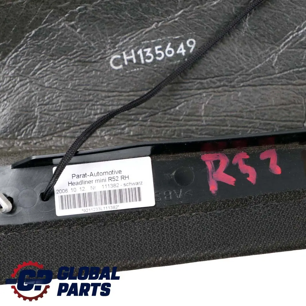 Verdeck Himmel Abdeckung Verkleidung Links Rechts Set für BMW Mini R52 Cabrio mit Teilenummer 7132820 BMW Mini R52 Cabrio Verdeck Himmel Abdeckung Verkleidung Links Rechts Set - SKU 7132820 - Teilenummer 7132820