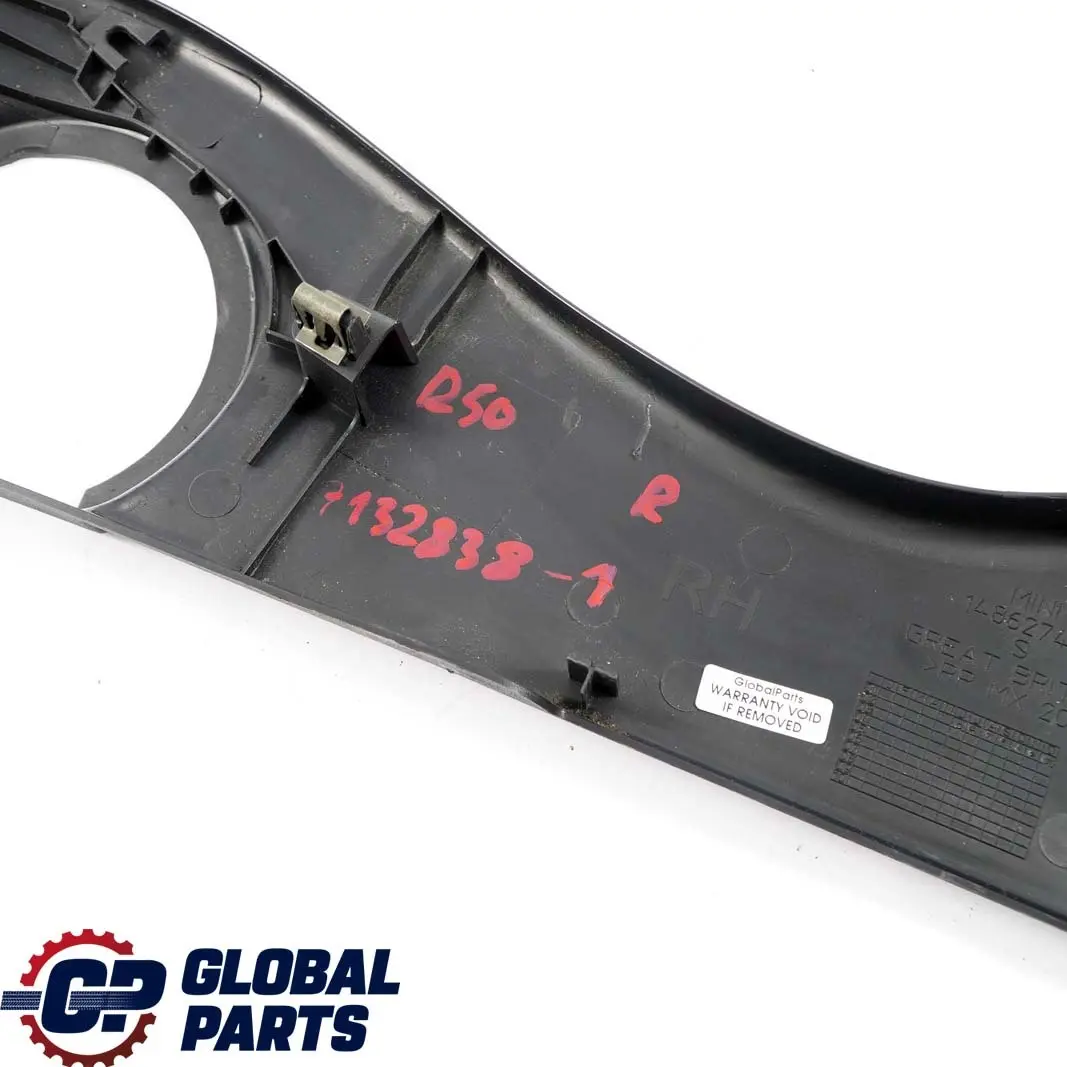 Mini Cooper R50 R52 R53 1 Trim Seat Cover Outer Right O/S Black 1486274 - SKU 7132838-1 - Part number 7132838