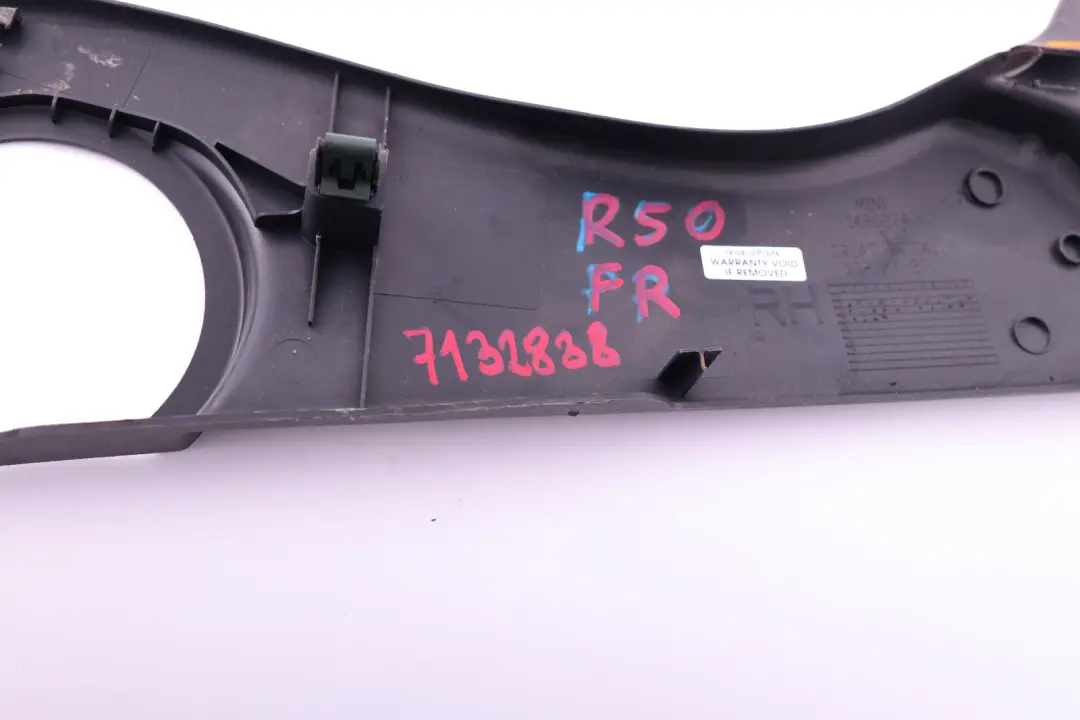 Mini Cooper R50 R52 R53 Trim Seat Cover Outer Right O/S Black 1486274 - SKU 7132838 - Part number 7132838