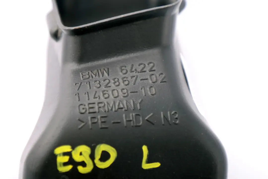 BMW E90 E91 E92 E93 Heizkanal Spazio Dei Piedi SX - SKU 7132867 - Numero di parte 7132867