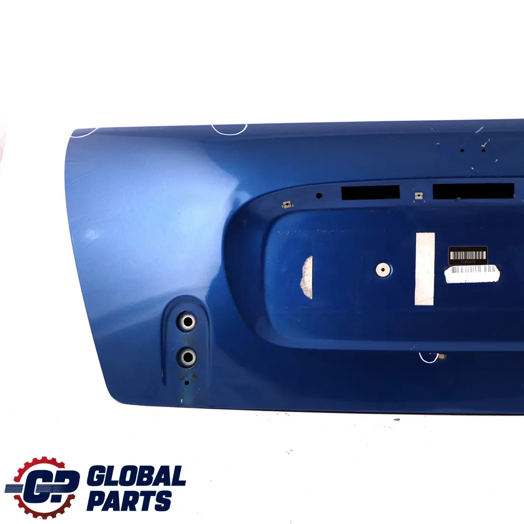 Trunk Lid Tailgate Boot Lid Lightning Blue to Mini Cooper R52 Cabrio Convertible with Part number 7132880 Mini Cooper R52 Cabrio Convertible Trunk Lid Tailgate Boot Lid Lightning Blue - SKU 7132880-LB1 - Part number 7132880