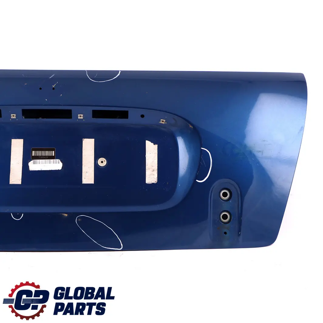Trunk Lid Tailgate Boot Lid Lightning Blue to Mini Cooper R52 Cabrio Convertible with Part number 7132880 Mini Cooper R52 Cabrio Convertible Trunk Lid Tailgate Boot Lid Lightning Blue - SKU 7132880-LB1 - Part number 7132880