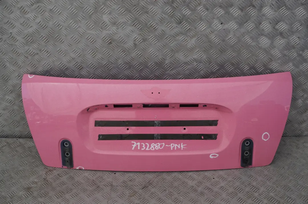 Trunk Lid Tailgate Boot Lid Glittering Pink to BMW MINI Cabrio Convertible R52 with Part number 7132880 BMW MINI Cabrio Convertible R52 Trunk Lid Tailgate Boot Lid Glittering Pink - SKU 7132880-PNK - Part number 7132880