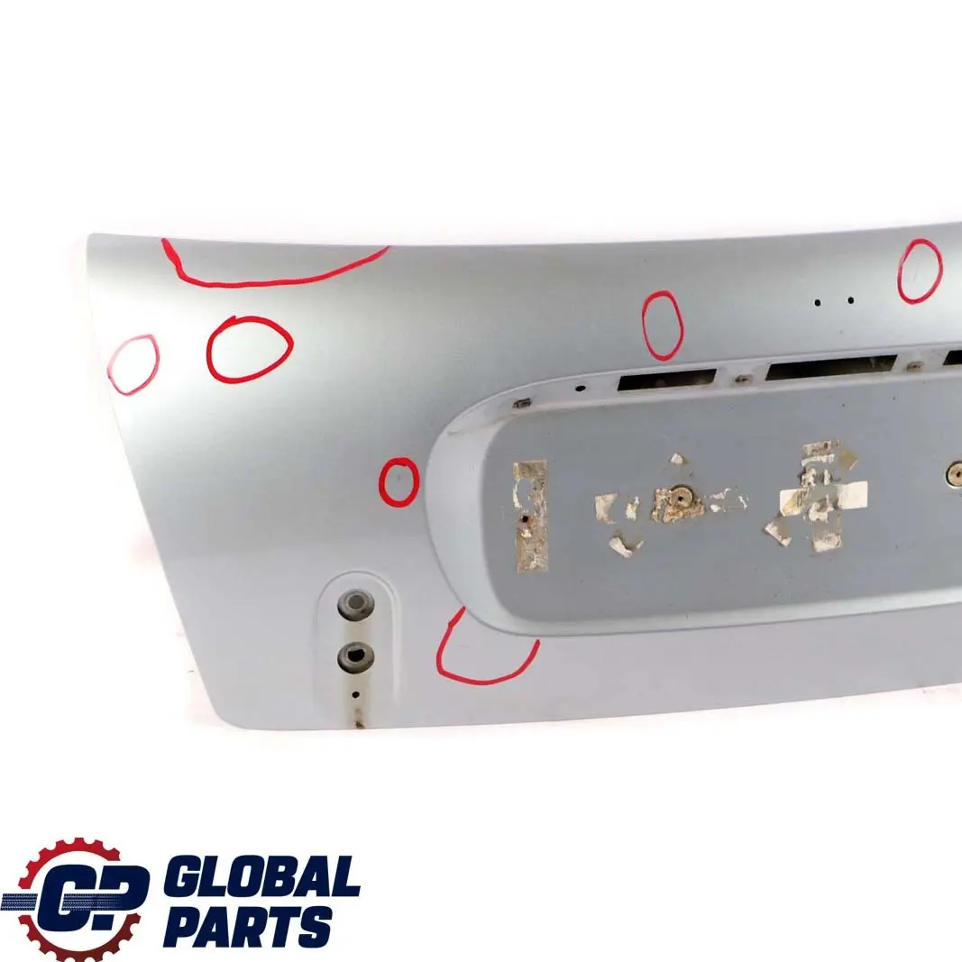 Trunk Lid Tailgate Boot Lid Pure Silver - 900 to Mini Cabrio Convertible 1 R52 with Part number 7132880 Mini Cabrio Convertible 1 R52 Trunk Lid Tailgate Boot Lid Pure Silver - 900 - SKU 7132880-PS1 - Part number 7132880