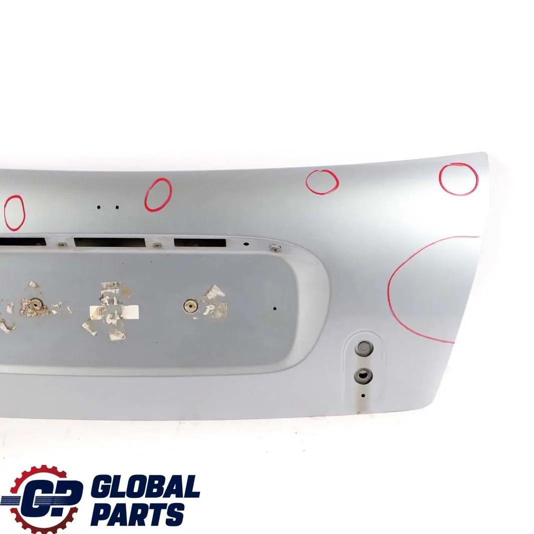 Trunk Lid Tailgate Boot Lid Pure Silver - 900 to Mini Cabrio Convertible 1 R52 with Part number 7132880 Mini Cabrio Convertible 1 R52 Trunk Lid Tailgate Boot Lid Pure Silver - 900 - SKU 7132880-PS1 - Part number 7132880