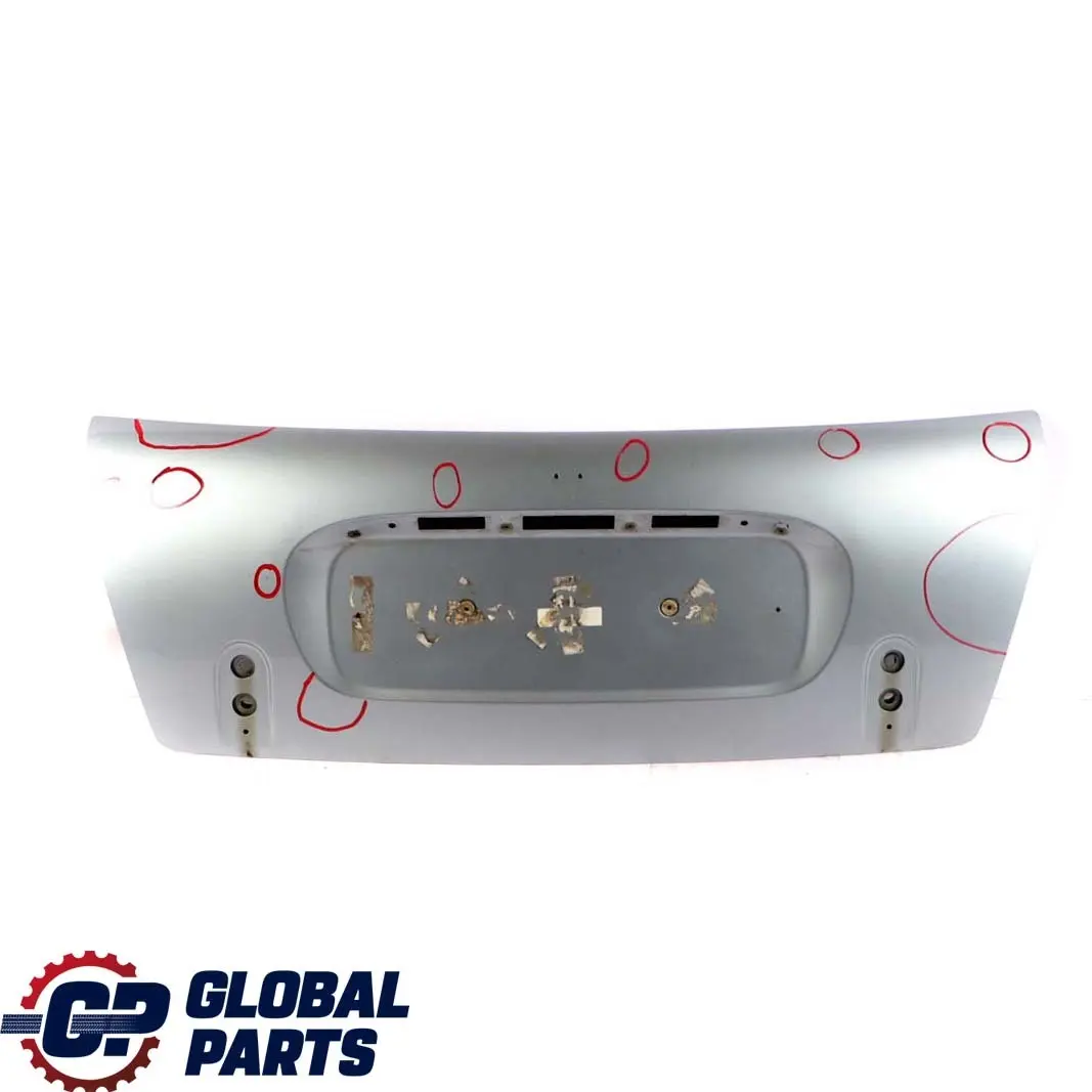 Trunk Lid Tailgate Boot Lid Pure Silver - 900 to Mini Cabrio Convertible 1 R52 with Part number 7132880 Mini Cabrio Convertible 1 R52 Trunk Lid Tailgate Boot Lid Pure Silver - 900 - SKU 7132880-PS1 - Part number 7132880