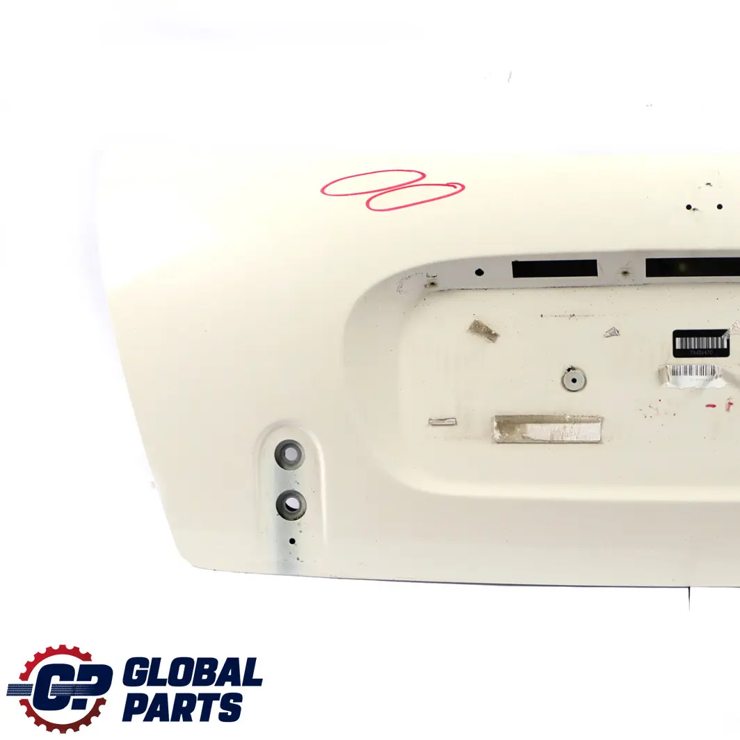 BMW Mini Cabrio Convertible R52 2 Trunk Lid Tailgate Boot Lid Pepper White - SKU 7132880-PW2 - Part number 7132880