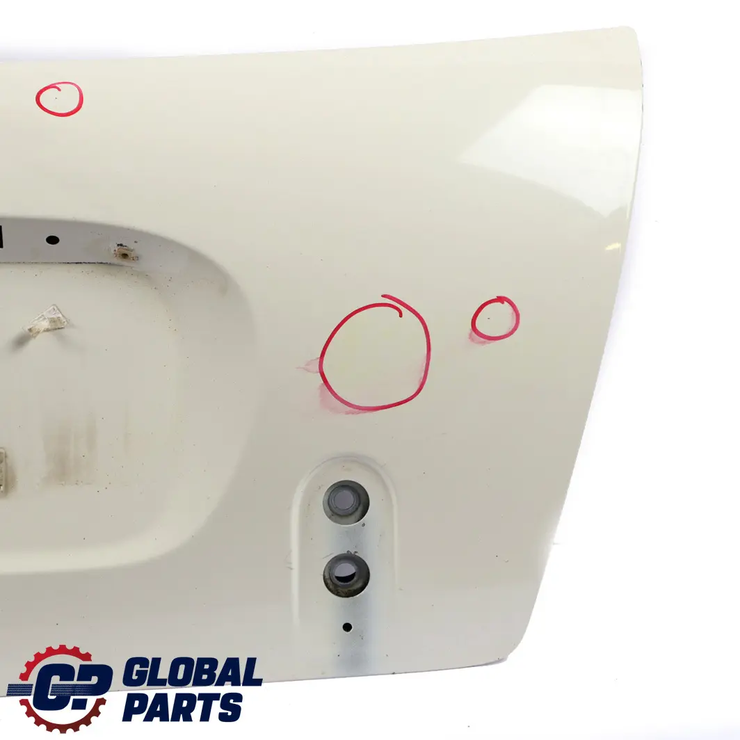 BMW Mini Cabrio Convertible R52 2 Trunk Lid Tailgate Boot Lid Pepper White - SKU 7132880-PW2 - Part number 7132880