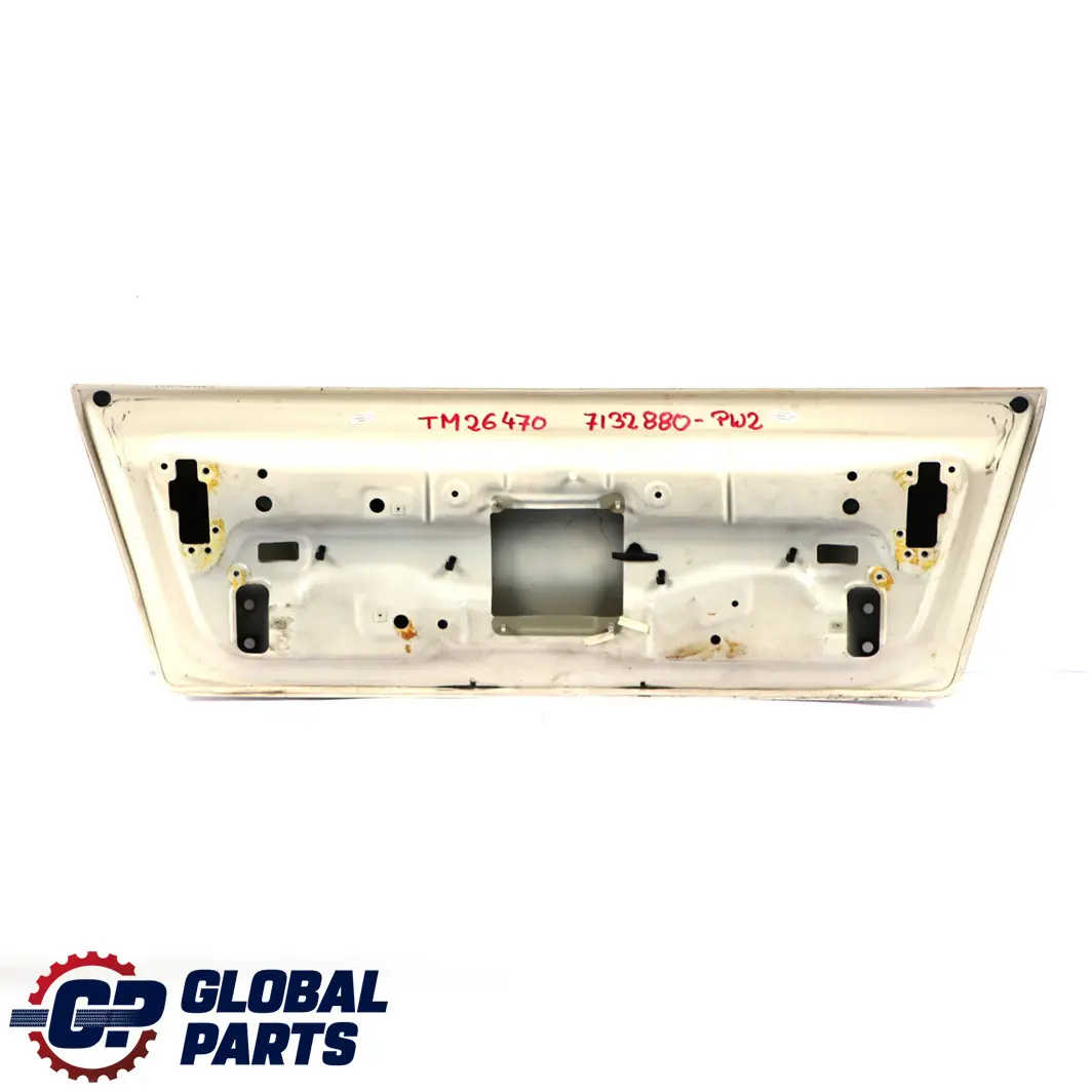 Trunk Lid Tailgate Boot Lid Pepper White to BMW Mini Cabrio Convertible R52 2 with Part number 7132880 BMW Mini Cabrio Convertible R52 2 Trunk Lid Tailgate Boot Lid Pepper White - SKU 7132880-PW2 - Part number 7132880