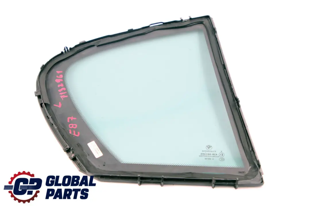 Fixed Door Window Dark Glass Rear Left N/S SSG AS3 to BMW 1 Series E87 E87N LCI with Part number 7132961 BMW 1 Series E87 E87N LCI Fixed Door Window Dark Glass Rear Left N/S SSG AS3 - SKU 7132961 - Part number 7132961