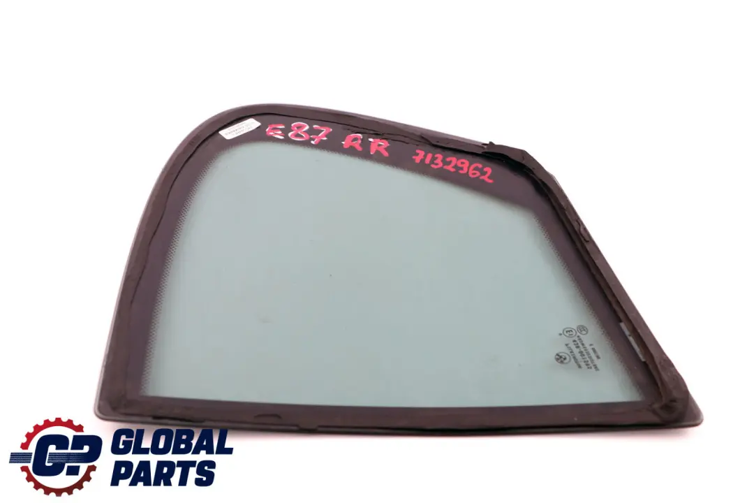 BMW 1 Series E87 E87N LCI Fixed Door Window Glass Right Rear Black AS3 O/S - SKU 7132962 - Part number 7132962