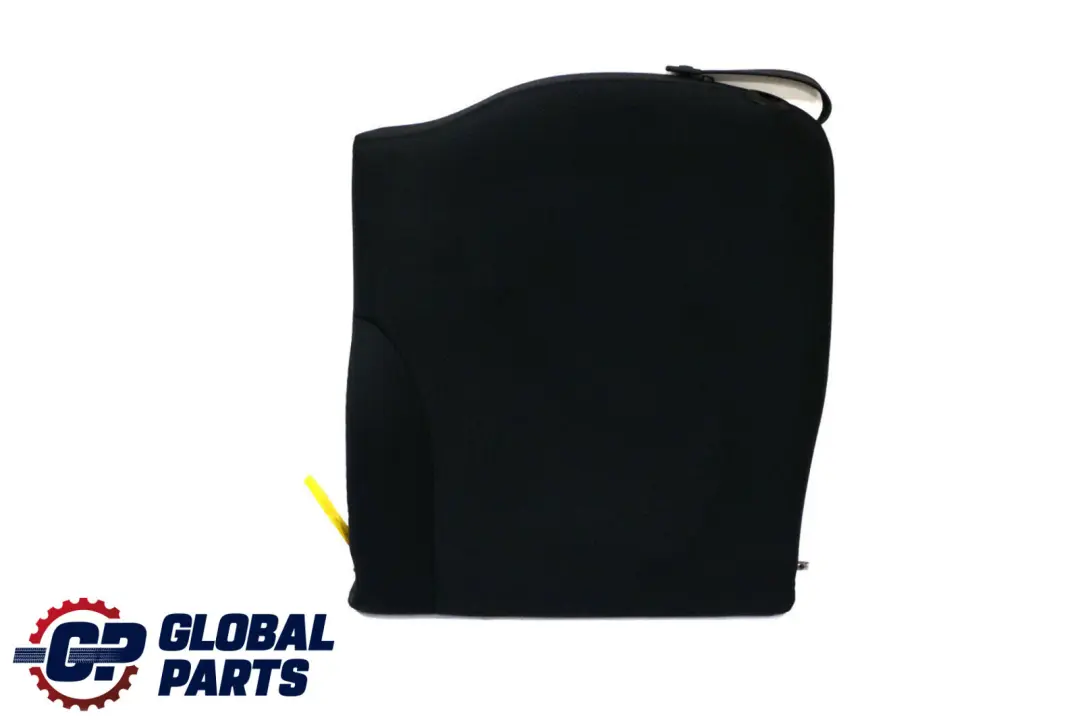 Left N/S Cloth Fabric Molette Seat Backrest Black to BMW Mini Cabrio R52 Rear with Part number 7133011 BMW Mini Cabrio R52 Rear Left N/S Cloth Fabric Molette Seat Backrest Black - SKU 7133011 - Part number 7133011