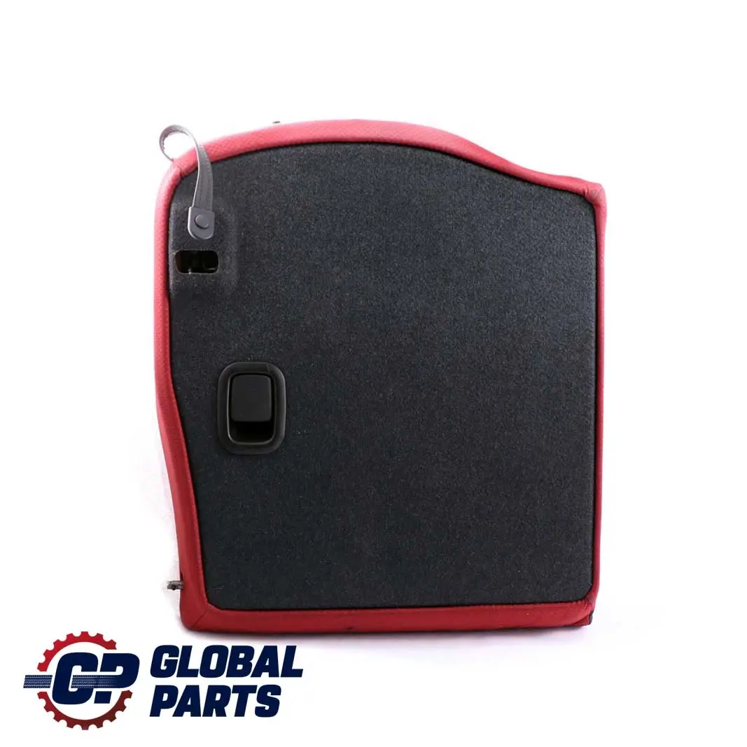 Respaldo Asiento Trasero Izquierdo Tapizado Cuero Tartán Rojo para Mini Cabrio R52 con número de pieza 7133031 Mini Cabrio R52 Respaldo Asiento Trasero Izquierdo Tapizado Cuero Tartán Rojo - SKU 7133031 - Número de pieza 7133031