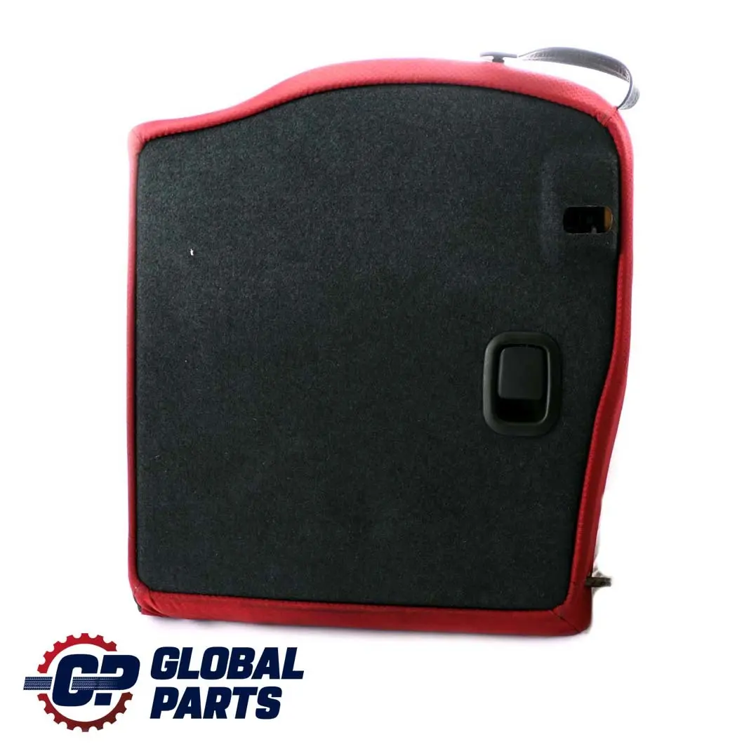 Respaldo Asiento Trasero Derecho Tela Cuero Tartan Rojo para Mini Cabrio R52 con número de pieza 7133032 Mini Cabrio R52 Respaldo Asiento Trasero Derecho Tela Cuero Tartan Rojo - SKU 7133032 - Número de pieza 7133032